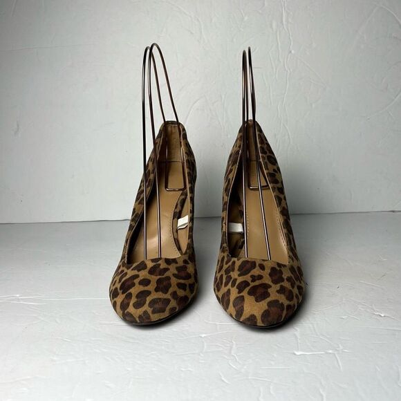 Merona Women’s Size 7.5 Leopard Print Block Heels - Picture 7 of 8